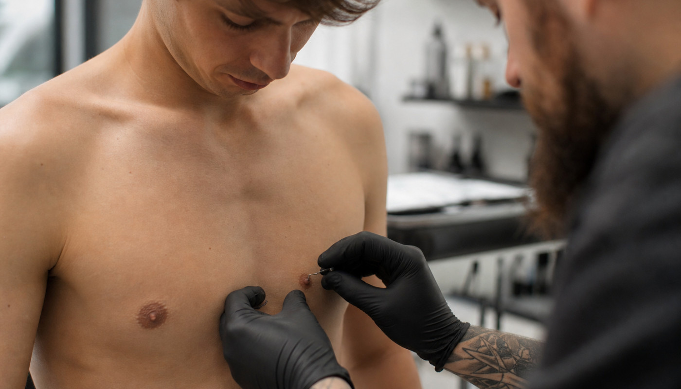 Piercing sur mamelons : comment procéder ?